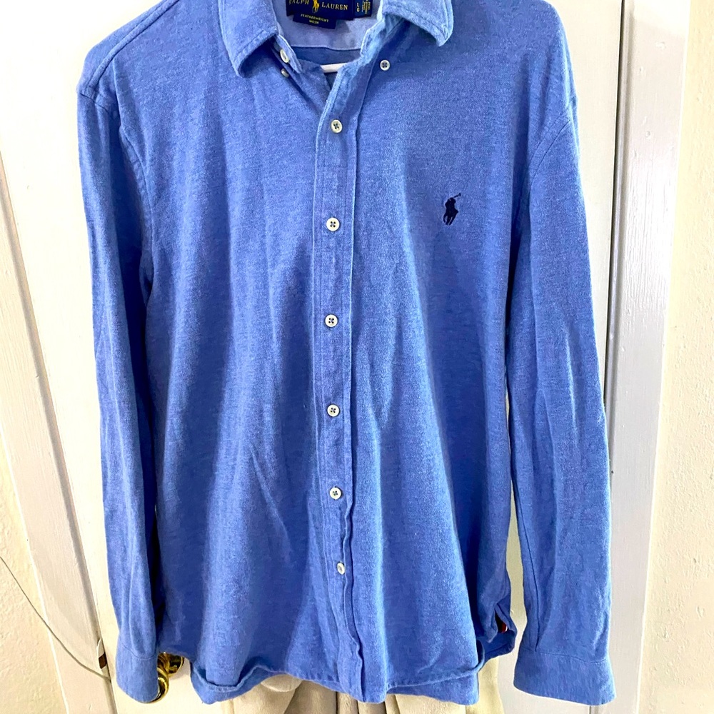Mens Ralph Lauren featherweight mesh button up